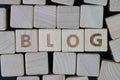 BLOG, weblog, discussion or write information on website concept Royalty Free Stock Photo