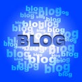 Blog Words Means World Wide Web And Blogger