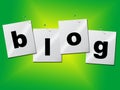 Blog World Indicates Site Earth And Websites