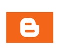 Blogger logo. Blogger is a blog publishing service. Communication app icon . Kharkiv, Ukraine - June 15, 2020