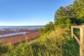 Blomidon beach in the morning Royalty Free Stock Photo