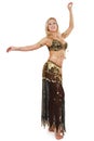 Blond bellydancer