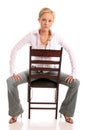 Blond chair1 Royalty Free Stock Photo
