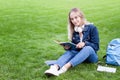 Student doing homework Royalty Free Stock Photo