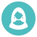 Blonde Isolated Vector icon which can easily modify or edit
