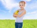 Blonde little girl Royalty Free Stock Photo