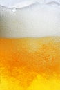 Blonde Pint Of Beer with Bubbles Royalty Free Stock Photo