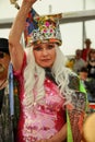 Blondie Queen Deborah Harry speaking made appearance at the 35th annual Mermaid Parade