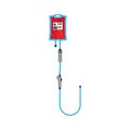 Blood bag vector flat icon donate hospital medical. Donor aid clinic drop red symbol. Plastic container iv emergency help