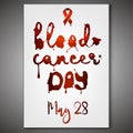 Blood cancer day