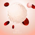 Blood Cells Background Royalty Free Stock Photo