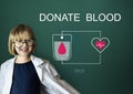 Blood Donation Give Life Transfusion Sharing Concept