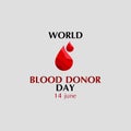 World Blood Donor Day Vector Template Design Illustration Royalty Free Stock Photo