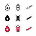 Blood Donors Icon Vector