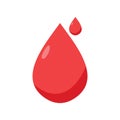 blood drop logo icon, symbols and signs for templates and medical