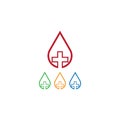 Blood drop logotemplate