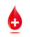 Blood drop symbol.