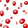 Blood drops Royalty Free Stock Photo