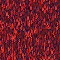 Blood drops seamless vector pattern in red Royalty Free Stock Photo