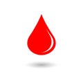 Blood icon vector design template basic RGB