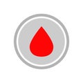 Blood icon vector design template basic RGB