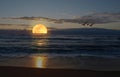 Blood Moon Rising over Hatteras Island on North Carolina Outer Banks