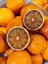 Blood orange in a box Royalty Free Stock Photo