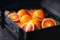Blood orange fruit Royalty Free Stock Photo