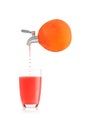 Blood orange juice. Royalty Free Stock Photo