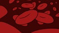 Blood platelets, illustration Royalty Free Stock Photo