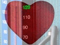 Heart blood pressure care Royalty Free Stock Photo