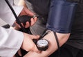 Blood pressure check up Royalty Free Stock Photo