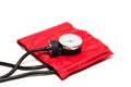 Blood pressure cuff, close-up Royalty Free Stock Photo