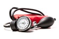 Blood pressure cuff, close-up Royalty Free Stock Photo