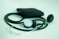 Blood pressure gauge Royalty Free Stock Photo