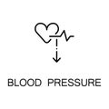 Blood pressure icon