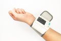 Blood pressure measurement Royalty Free Stock Photo