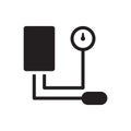 Blood Pressure Measurement Icon Royalty Free Stock Photo