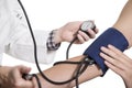 Blood pressure measuring Royalty Free Stock Photo