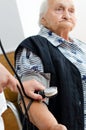 Blood pressure measuring Royalty Free Stock Photo