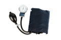 Blood pressure monitor and phonendoscope isolated on white background Royalty Free Stock Photo