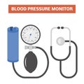 Blood pressure monitor Royalty Free Stock Photo