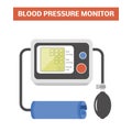 Blood pressure monitor Royalty Free Stock Photo