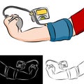 Blood Pressure Test Royalty Free Stock Photo