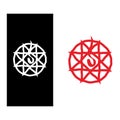 Blood seal vector symbol