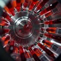 Blood Separation in Centrifuge Royalty Free Stock Photo