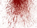 Blood splashed white background