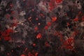 Blood splatter on a dark background,  Grunge background Royalty Free Stock Photo