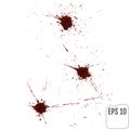 Blood splatter. Grunge concept. Vector Royalty Free Stock Photo