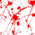 Blood splatter seamless tile Royalty Free Stock Photo